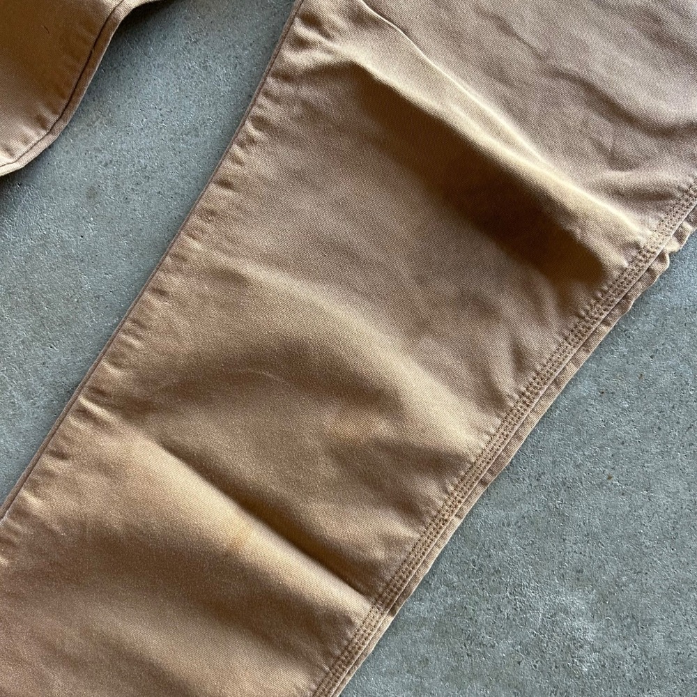 Vintage Dickies Flex Carpenter Pants Size 38x32 Tan Regular Fit Workwear - Picture 6 of 7